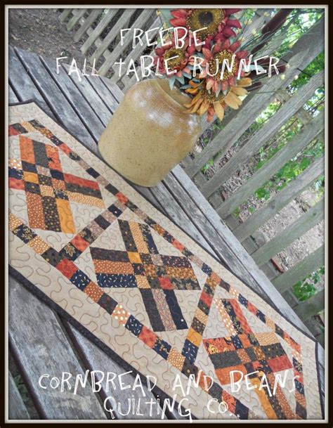 Image result for Easy Fall Table Runner Patterns