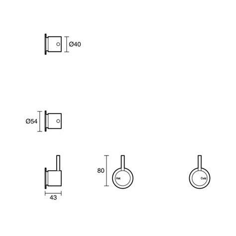 BIM objects - Free download! Sussex Scala Wall Top Assembly Matte White ...
