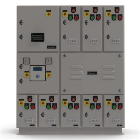 Industrial Electrical Panel 2 3D model | 3D Molier International
