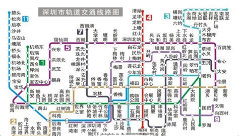 自制深圳地铁远期规划图（部分YY）+四期五期城际版本 - 深圳地铁 地铁e族