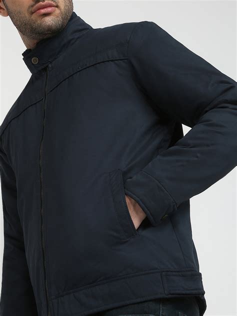 Colorplus Men Blue Regular Fit Solid Casual Jacket – MyRaymond
