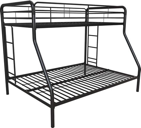 Unqiue Handicraft Full Bunk Bed for Kids, Metal Frame with Ladder (Blue ...