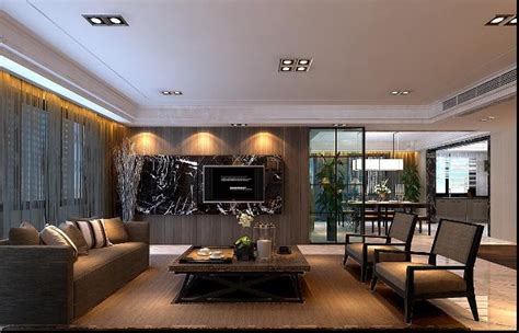 170平米现代时尚风格客厅装修效果图_太平洋家居网图库