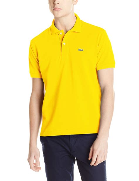 Mens Polo Shirts Yellow at Henry Lawrence blog