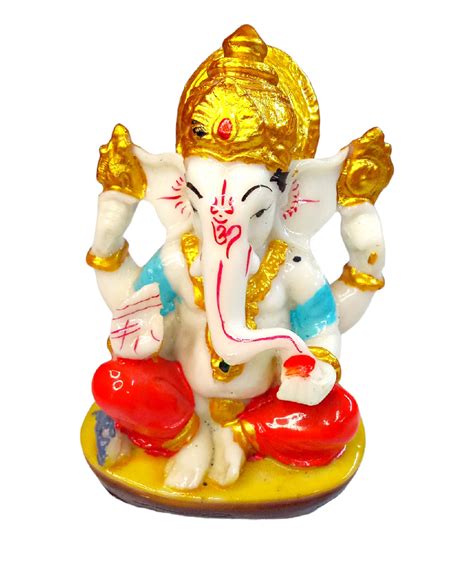 Artificial Lord Ganesh Ji For Home Decoration, Pooja Room