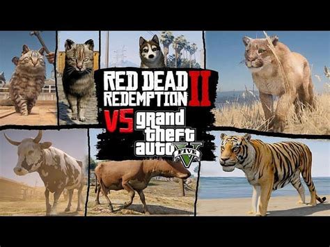 RDR2 map vs GTA 5 map: 3 differences and 2 similarities between them