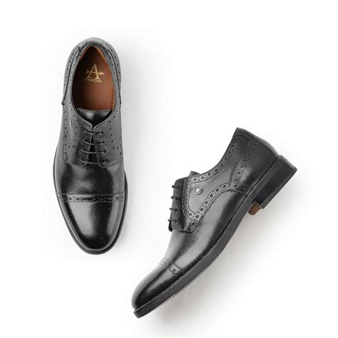 Buy Arrow Lynx Men's Black Lace Up Shoes-(UK/7) (US/8) (2FA23371Z01) at ...