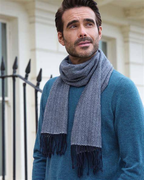 Mens Wool Scarf | WoolOvers UK