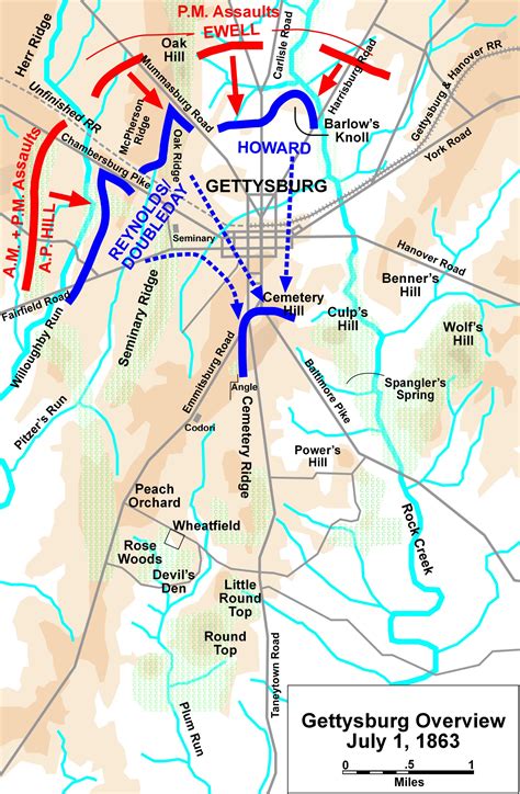 File:Gettysburg Battle Map Day1.jpg
