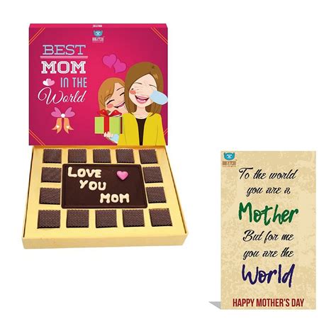 BOGATCHI Mothers day Cards with Chocolate Box| FREE GREETING CARD ...