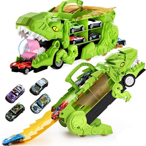 Dinosaur Transforms Car Toys - Green – Kidology – Shop Educational Toys ...