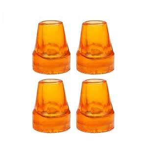 Enakshi® 4x4Pcs Crutch Tips Rubber Cane Tips for Hiking Sticks Seniors ...