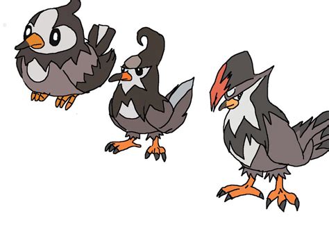 Image result for Starly Evolution Level