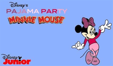 Title version of Pajama Party Minnie Mouse by tylerleejewell on DeviantArt