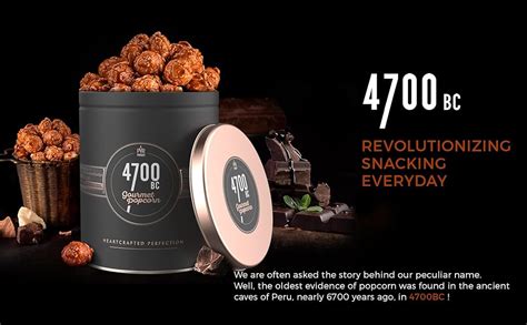 4700BC Gourmet Popcorn, Belgian Choco Caramel, Tin, 125g : Amazon.in ...