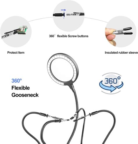 XYK Helping Hands Soldering Station with 3X India | Ubuy