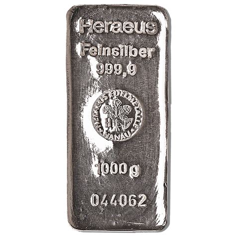 Heraeus Silver Bar - 1 kg | Buy Silver in Singapore - where to buy silver in singapore