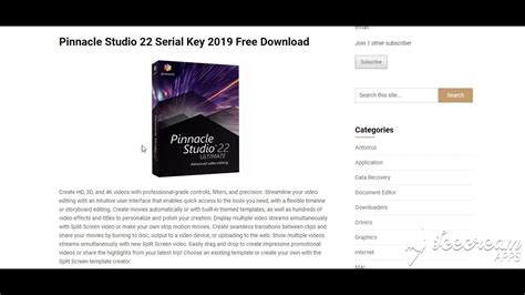 Image result for Pinnacle Studio Serial Number