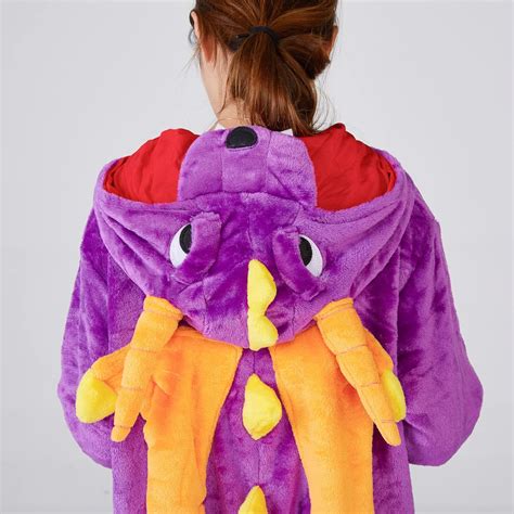 Buy Unisex Adult Onesie Animal Pajamas One-Piece Cosplay Costume Women ...