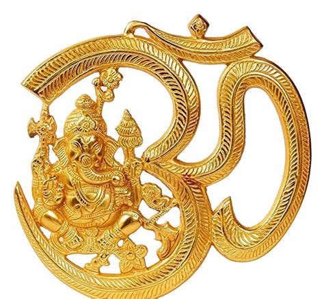 Sankalan Art Gallery Om Ganesh Wall Hanging showpiece : Amazon.in: Home ...