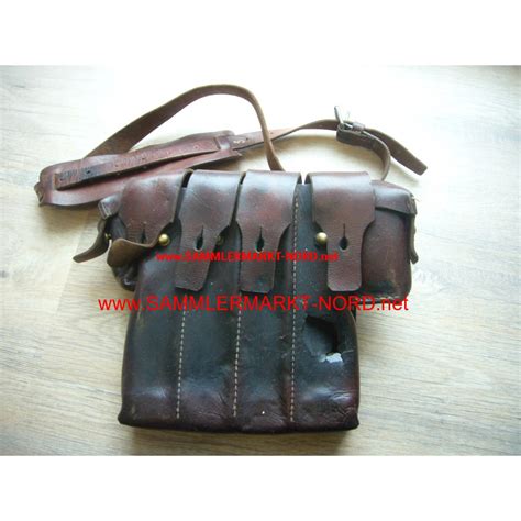 Finnland - lederne MP Magazintasche, Sammlermarkt-Nord, militärische ...