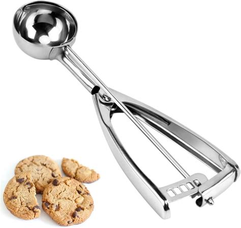 Amazon.com: Cookie Scoop, Ice Cream Scoop,18/8 Stainless Steel, Cookie ...