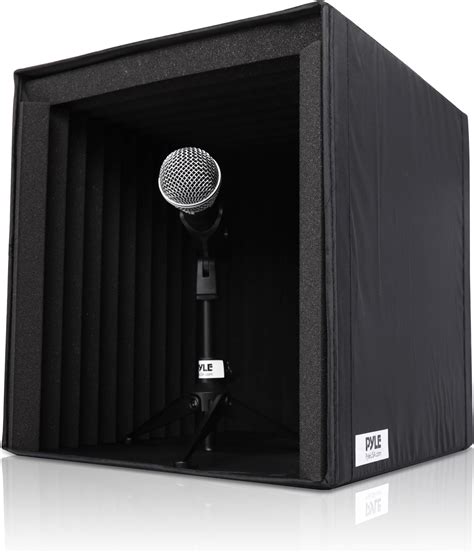 Amazon.com: Pyle Sound Isolation Recording Shield Box - Microphone Foam ...