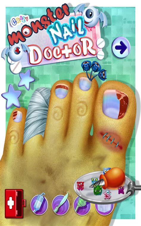 Little Monster Toe Nail Doctor Surgery Hospital - Free Fun Games For ...