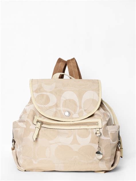 Coach Signature Rucksack Backpack