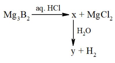 for (X) and (Y) the incorrect choice is?