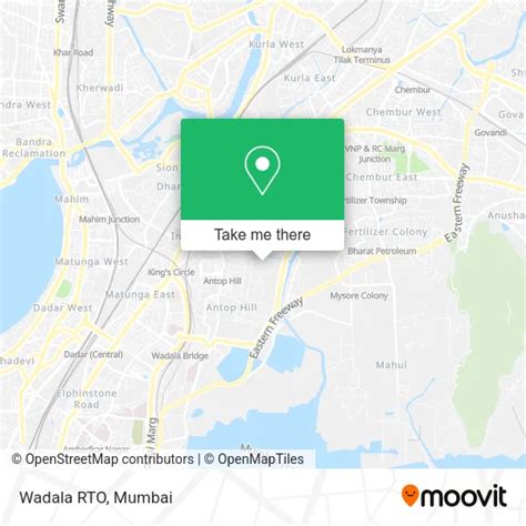 How to Get to Wadala RTO in Sion Koliwada by Bus or Train?