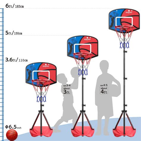 Basketball Hoop Height By Age at John Triche blog