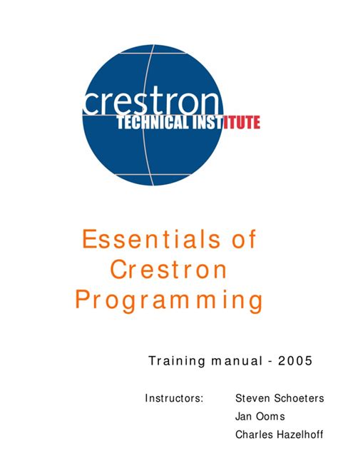 Crestron Programming for Beginners 的图像结果