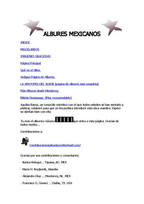 Albures Mexicanos: Un Estudio de Lengua y Cultura (ALB MEX) - Studocu