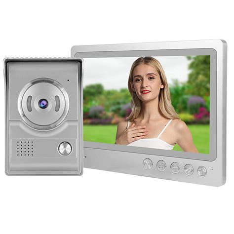 Wedinard Wired Video Door Phone Doorbell Kits, 9 Inch Large Screen ...