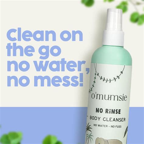 Omumsie Baby No Rinse Micellar Cleansing Water | NO WATER - NO FUSS ...
