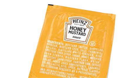 Honey Mustard Mini Sauce Pot Heinz 3D Model $19 - .max .3ds .blend .c4d ...