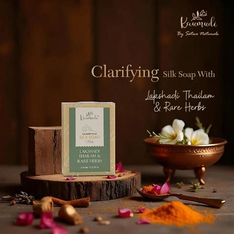 Clarifying Silk Soap with Lakshadi Tailam & Rare Herbs – Natural ...