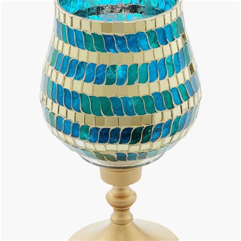 Buy Mahin Mosaic Wave Pattern Hurricane from Home Centre at just INR 999.0