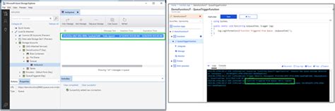 Azure Function Storage Queue Trigger Python Example 的图像结果