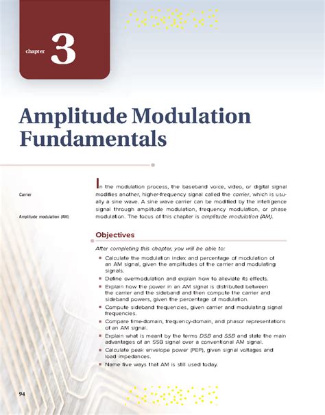 Principles OF Communication Systems Module-2 - 94 chapter Amplitude ...