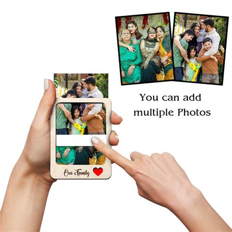 Personalised | Our Family | Photo Frame Fridge Magnets – ChitraChaya
