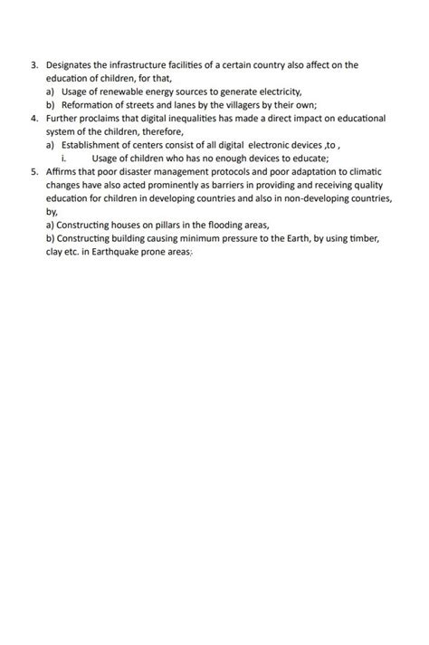 Image result for Model UN Working Paper Example
