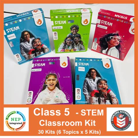 Class 5 NEP-Aligned STEM Classroom Set | 30 Kits (6 Topics x 5 Kits ...