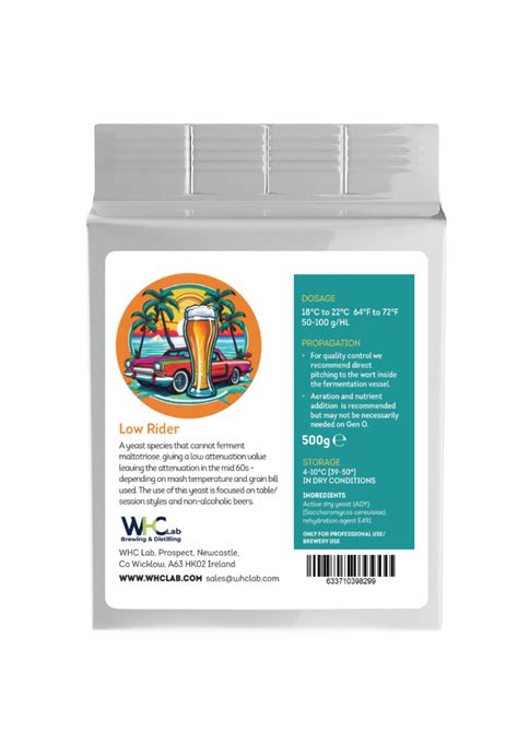 Low Rider Low Attenuating Yeast – WHC LAB IN