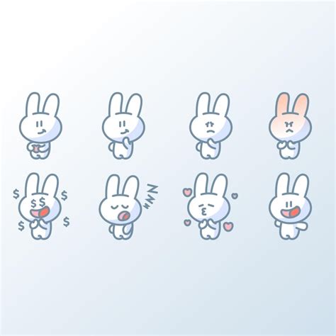 Emoticon Bunny Vectors & Illustrations for Free Download | Freepik