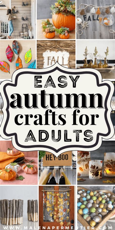Adult Fall Crafts 的图像结果