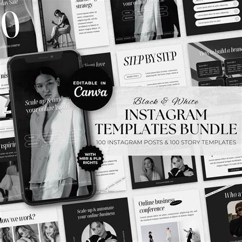 Minimalistic Instagram Templates Bundle