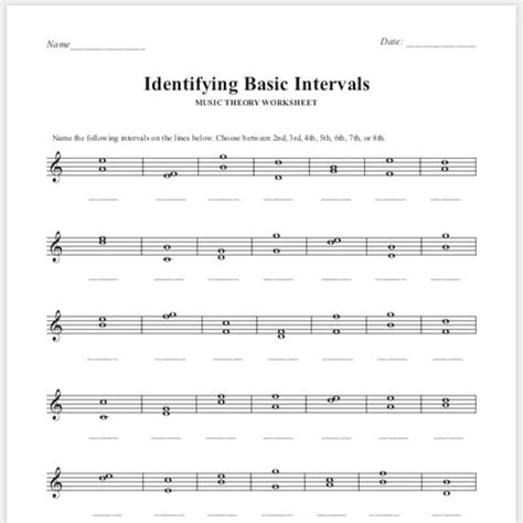 Advanced Music Theory Worksheet: Enhance Your Understanding of Musical ...