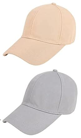 Buy Zacharias Men's Polycotton Flexi Stretch Fit Closed Back Cap FC-01 ...